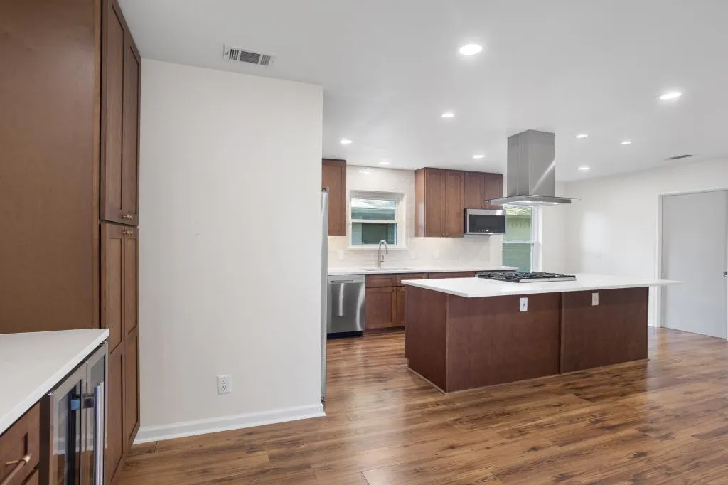 Kitchen Remodeling Colleyville showcasing a modern kitchen design layout with open space planning